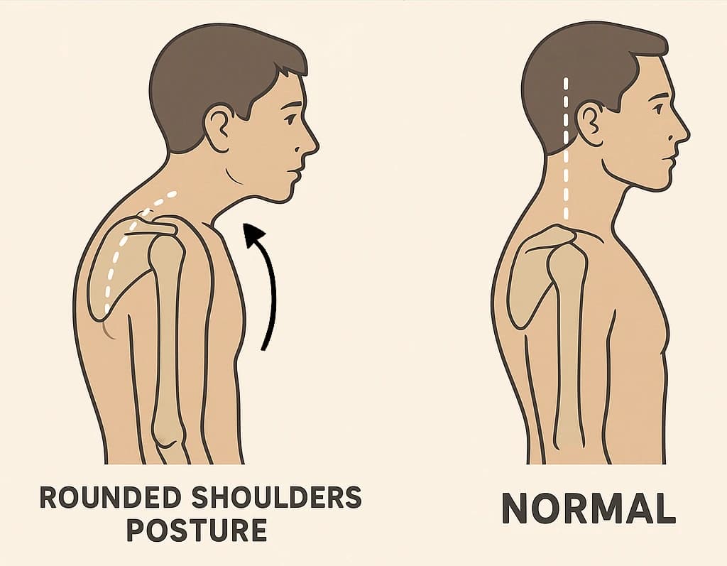 How to Fix Rounded Shoulders: Evidence-Based Exercises, Stretches & Posture Tips